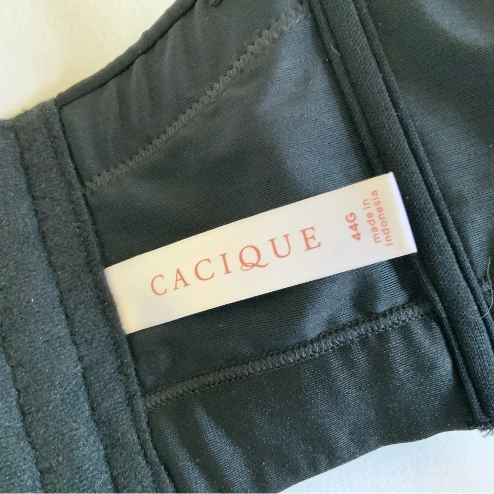 Cacique Black Strapless Bra